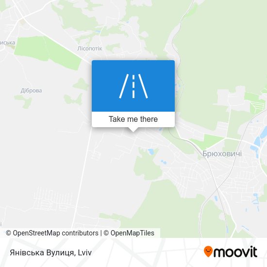 Янівська Вулиця map