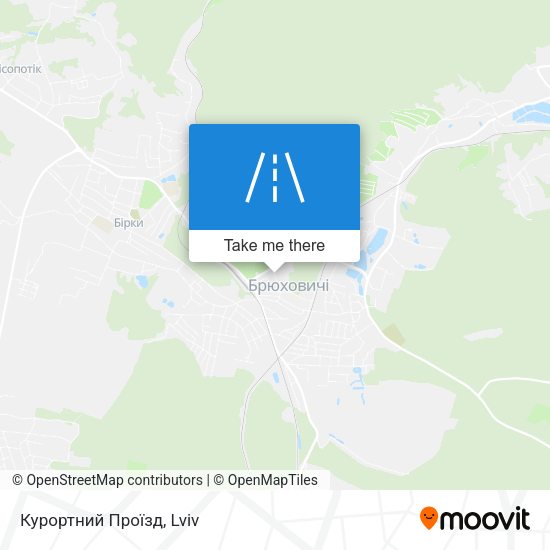 Курортний Проїзд map