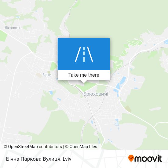 Бічна Паркова Вулиця map