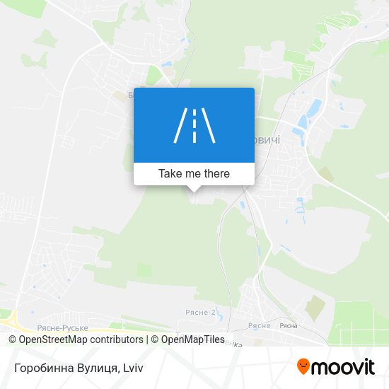 Горобинна Вулиця map