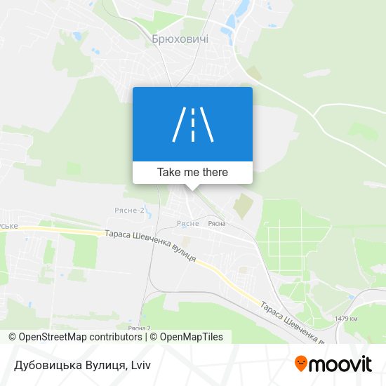 Дубовицька Вулиця map