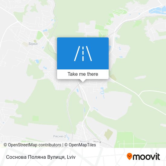 Соснова Поляна Вулиця map