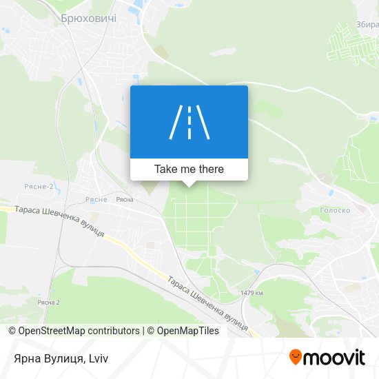 Ярна Вулиця map