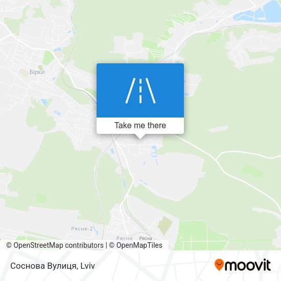 Соснова Вулиця map