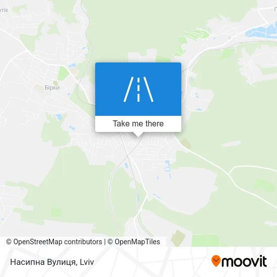 Карта Насипна Вулиця