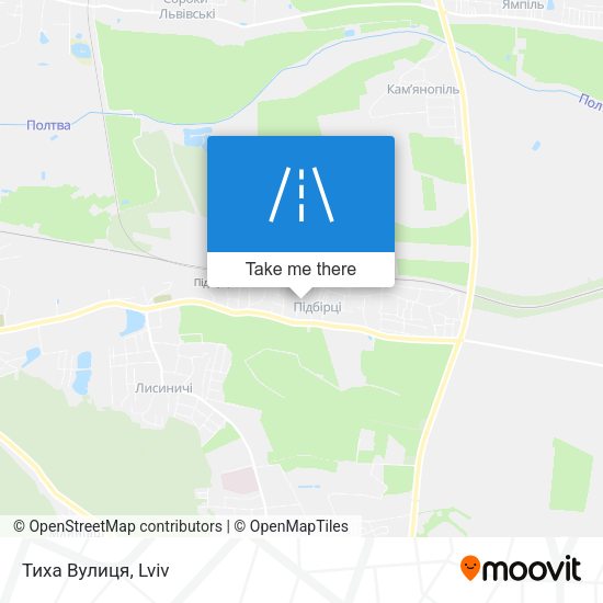 Тиха Вулиця map