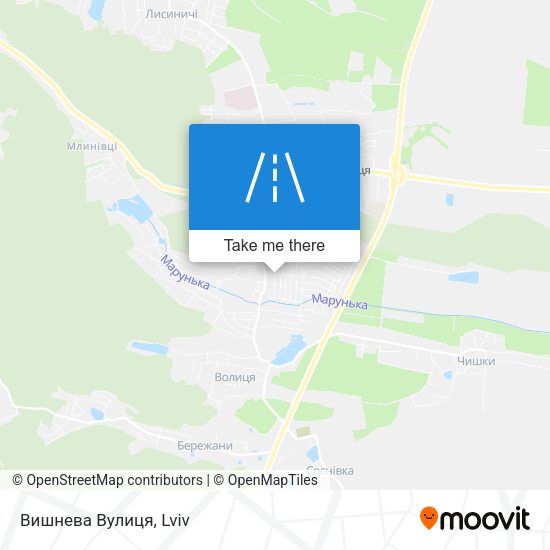 Вишнева Вулиця map