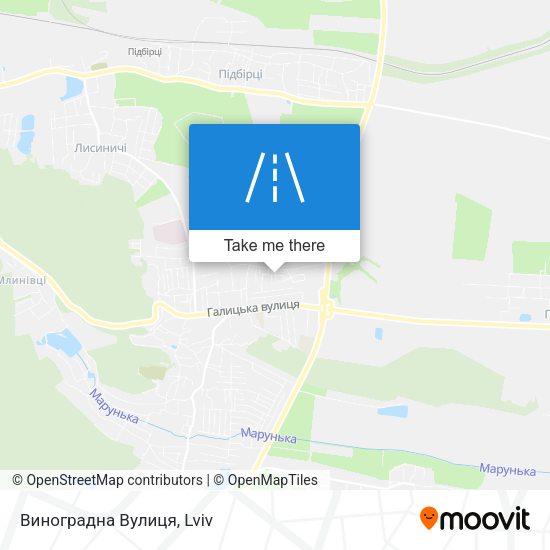 Виноградна Вулиця map