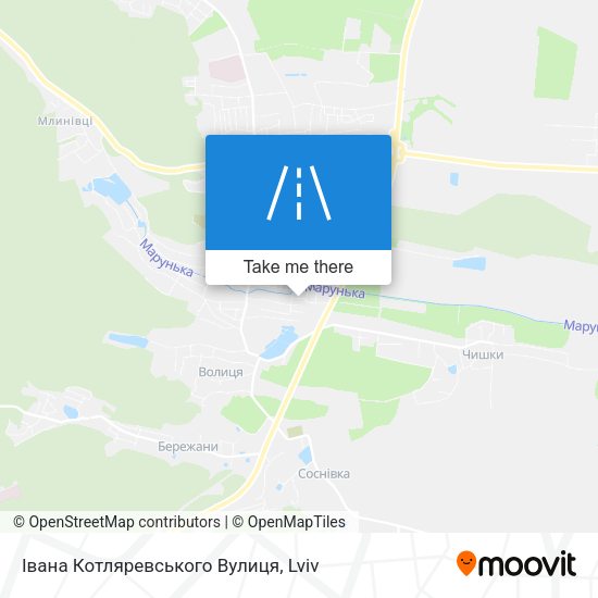 Івана Котляревського Вулиця map