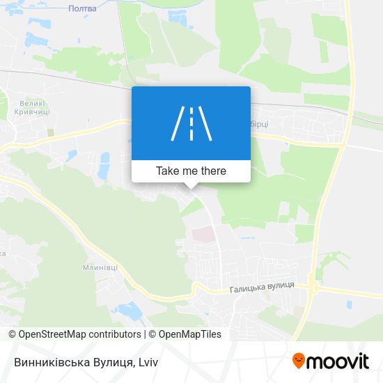 Винниківська Вулиця map