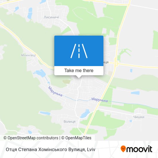 Отця Степана Хомінського Вулиця map
