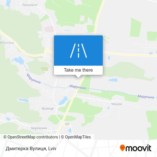 Дмитерка Вулиця map