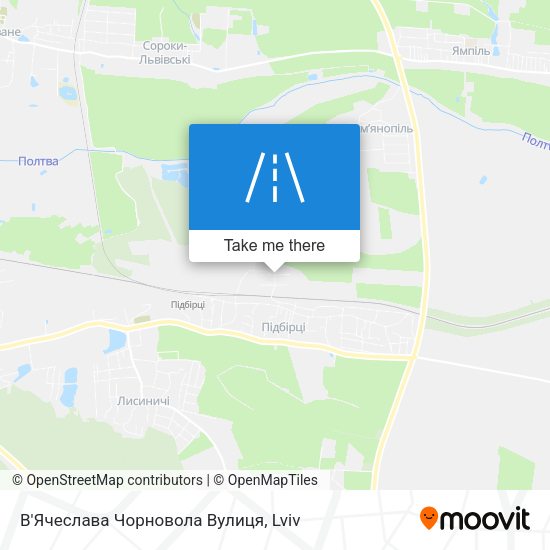 В'Ячеслава Чорновола Вулиця map