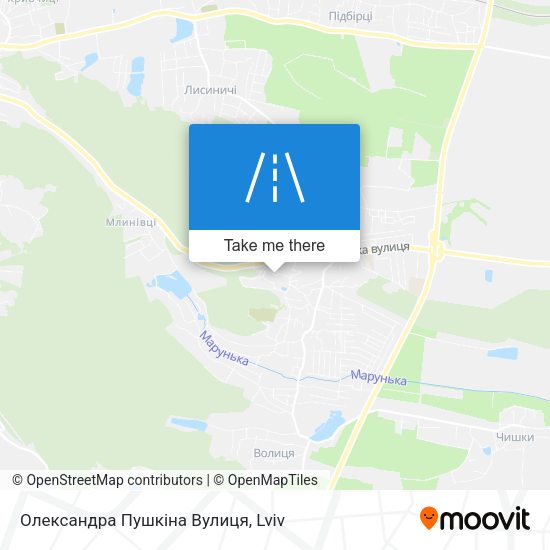 Олександра Пушкіна Вулиця map