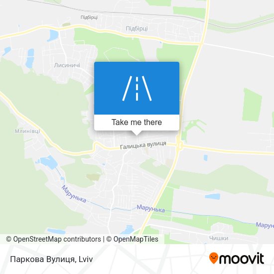 Паркова Вулиця map