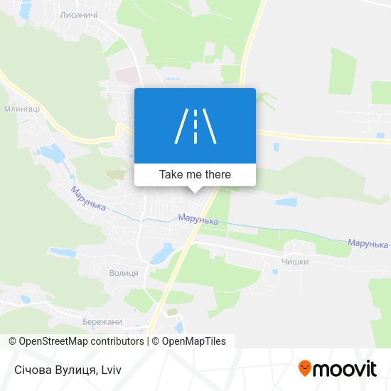 Січова Вулиця map