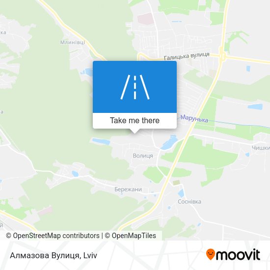 Алмазова Вулиця map