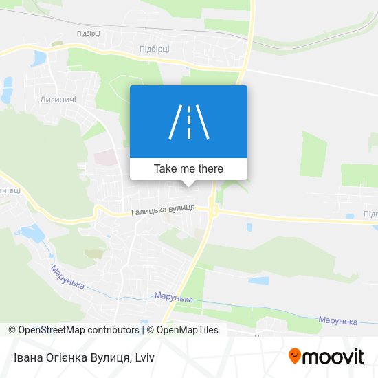 Івана Огієнка Вулиця map