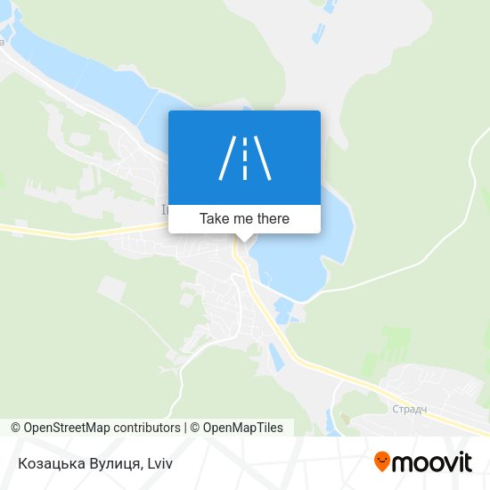 Козацька Вулиця map