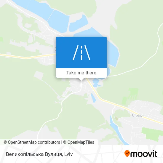 Карта Великопільська Вулиця