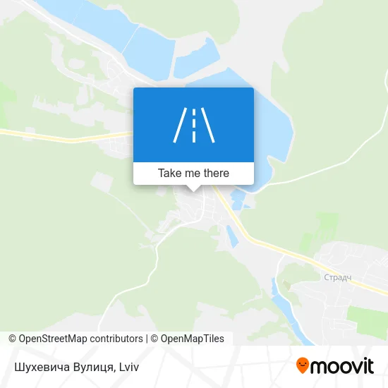 Карта Шухевича Вулиця