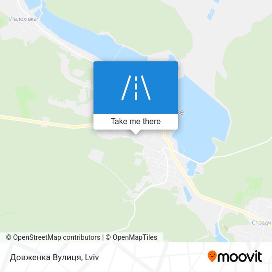 Карта Довженка Вулиця