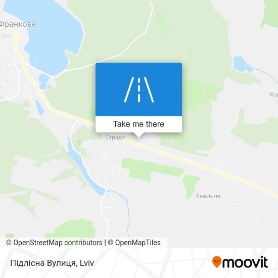 Підлісна Вулиця map