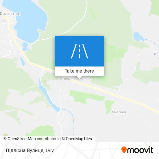 Підлісна Вулиця map