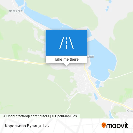 Карта Корольова Вулиця