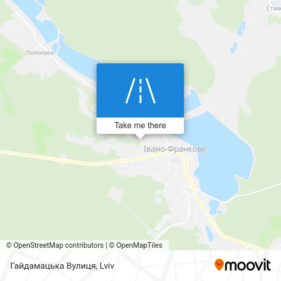 Гайдамацька Вулиця map
