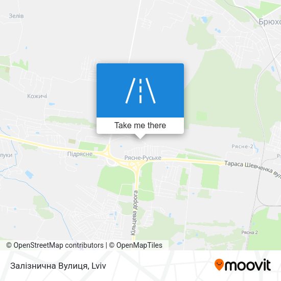 Залізнична Вулиця map