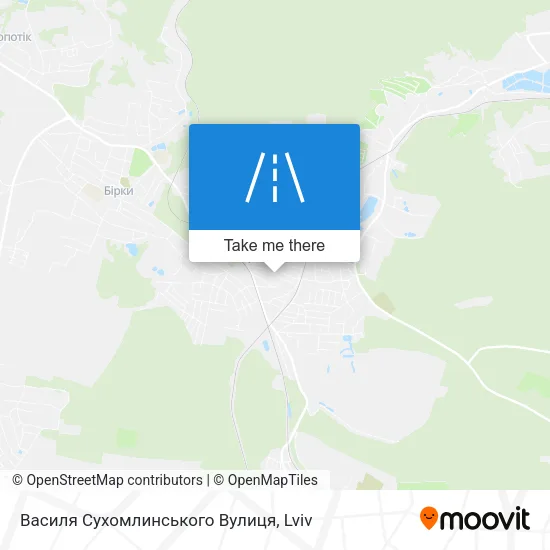 Карта Василя Сухомлинського Вулиця
