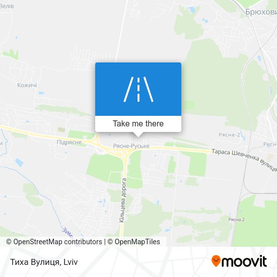 Тиха Вулиця map