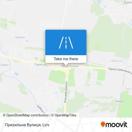 Прихильна Вулиця map