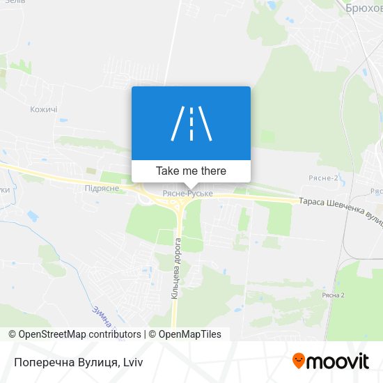 Поперечна Вулиця map
