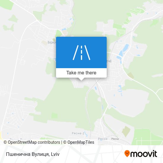 Пшенична Вулиця map