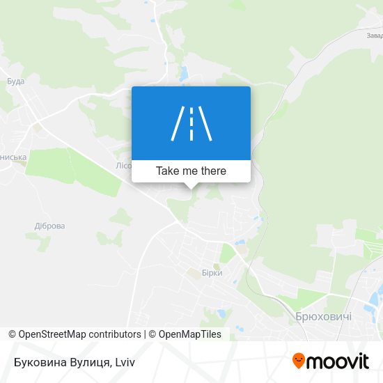 Буковина Вулиця map