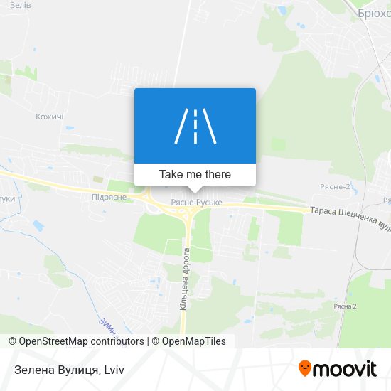 Зелена Вулиця map