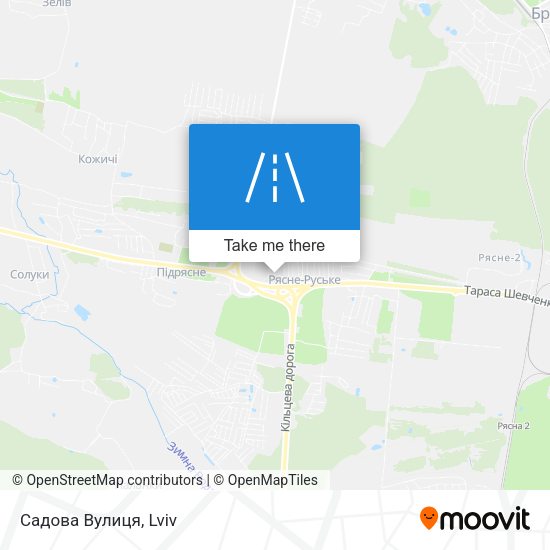 Садова Вулиця map