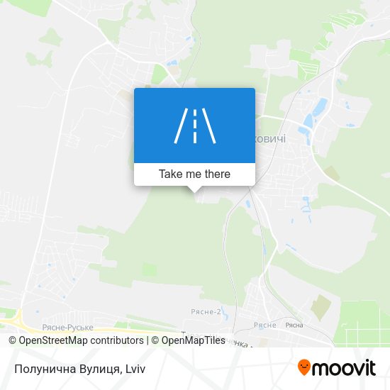 Полунична Вулиця map