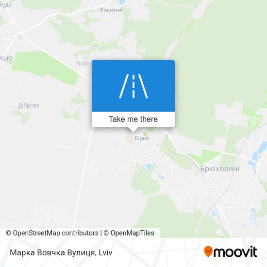 Марка Вовчка Вулиця map