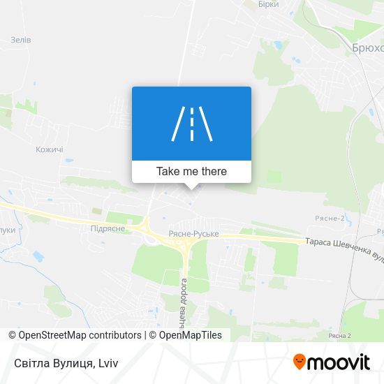 Світла Вулиця map
