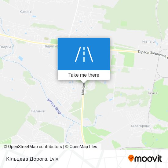 Карта Кільцева Дорога