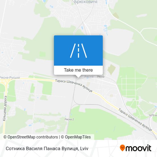 Сотника Василя Панаса Вулиця map