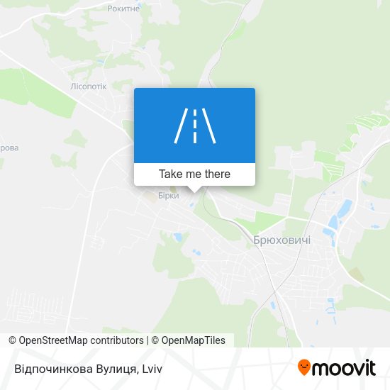 Відпочинкова Вулиця map