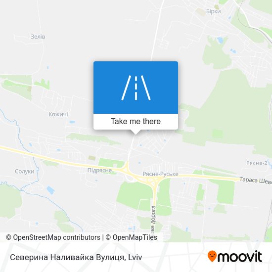 Северина Наливайка Вулиця map