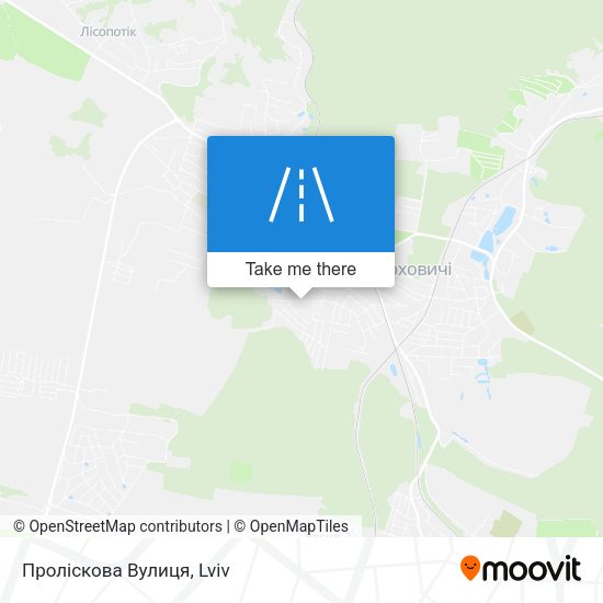 Проліскова Вулиця map
