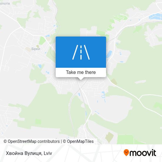 Хвойна Вулиця map
