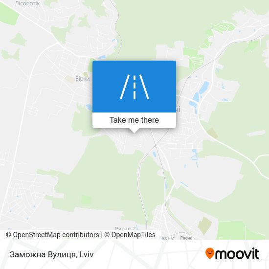 Заможна Вулиця map