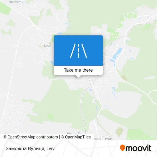Карта Заможна Вулиця